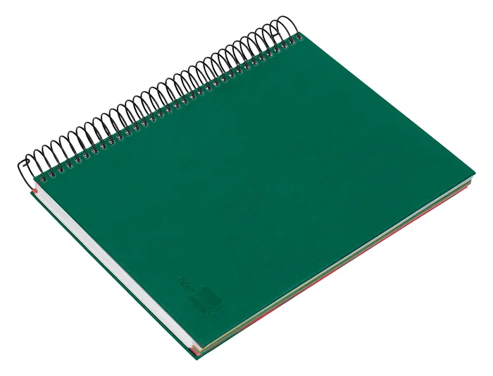 Liderpapel Cuaderno Espiral A5 Micro Papercoat Tapa Forrada 140 Hojas Cuadro 5mm Banda Verde Liderpapel Cuaderno Espiral A5 Micro Papercoat Tapa Forrada 140 Hojas Cuadro 5mm Banda Verde