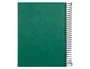 Liderpapel Cuaderno Espiral A5 Micro Papercoat Tapa Forrada 140 Hojas Cuadro 5mm Banda Verde