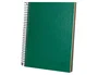 Liderpapel Cuaderno Espiral A5 Micro Papercoat Tapa Forrada 140 Hojas Cuadro 5mm Banda Verde