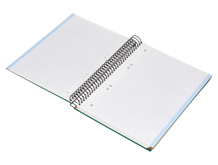 Liderpapel Cuaderno Espiral A5 Micro Papercoat Tapa Forrada 140 Hojas Cuadro 5mm Banda Verde Liderpapel Cuaderno Espiral A5 Micro Papercoat Tapa Forrada 140 Hojas Cuadro 5mm Banda Verde
