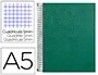 Liderpapel Cuaderno Espiral A5 Micro Papercoat Tapa Forrada 140 Hojas Cuadro 5mm Banda Verde Liderpapel Cuaderno Espiral A5 Micro Papercoat Tapa Forrada 140 Hojas Cuadro 5mm Banda Verde