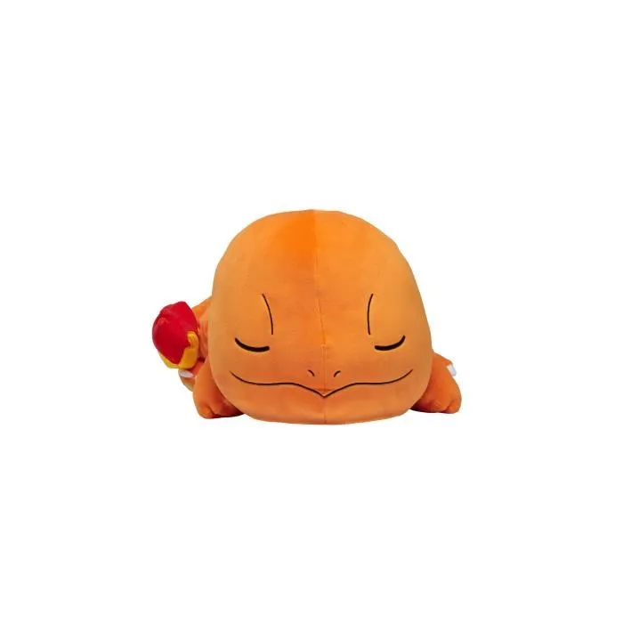 Bandai Peluche Salameche Pokémon Duerme 40cm Edredón o Almohada para Niños BAN3701405803674
