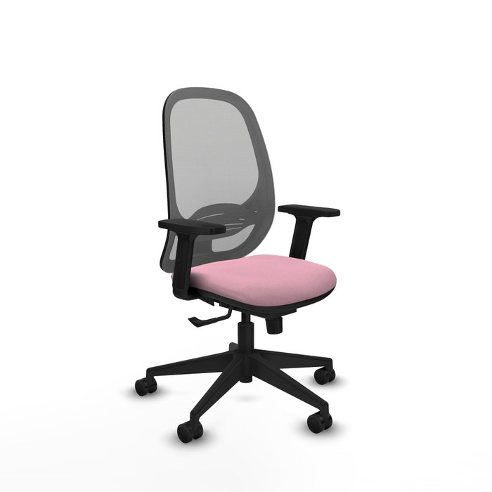 PIQUERAS Y CRESPO Silla de oficina Cilanco Rosa y Gris PIQUERAS Y CRESPO Silla de oficina Cilanco Rosa y Gris