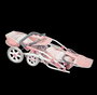 Muñecas Arias Coche Gemelar Universe 45x70x73 cm con Bolso