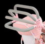 Muñecas Arias Coche Gemelar Universe 45x70x73 cm con Bolso