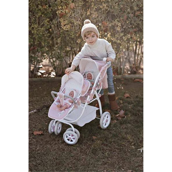 Muñecas Arias Coche Gemelar Universe con Bolso Muñecas Arias Coche Gemelar Universe con Bolso
