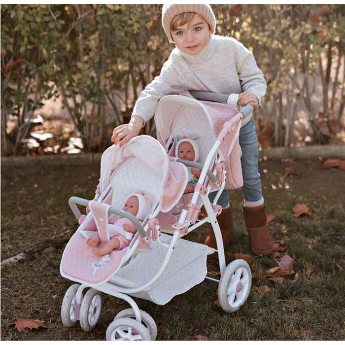 Muñecas Arias Coche Gemelar Universe con Bolso Muñecas Arias Coche Gemelar Universe con Bolso