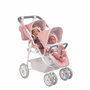 Muñecas Arias Coche Gemelar Universe con Bolso