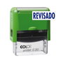 Colop Printer C20 Sello de entintado automático REVISADO Tinta Azul