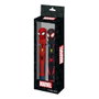 Karactermania Pack de 2 Bolígrafos Spider-Man Peter 10 Colores Rojo