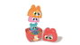 Clementoni Juego de Actividades Matrioska Animales, Juguete Educativo 3 Piezas, 24x15x15 cm, Edad 18+ Meses