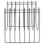 Home Deco Factory Revistero De Alambre Negro 32x26x33 cm