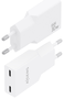 Aisens Cargador GaN 30W con 2x USB-C, Blanco