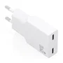 AISENS Cargador GaN 30W Ultra Delgado 2xUSB-C Blanco