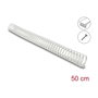 DeLOCK Canal de cables flexible autoadhesivo y atornillable 45 x 46 mm - 50 cm gris