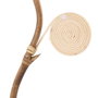 Ixia Rama Crema Fibra Natural Decoración 5 x 0,50 x 190 cm