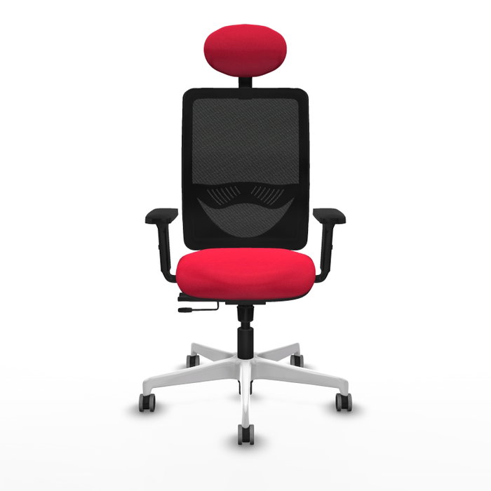 PIQUERAS Y CRESPO Silla de oficina Zulema con mecanismo Sincro/Traslack Rojo/Negro PIQUERAS Y CRESPO Silla de oficina Zulema con mecanismo Sincro/Traslack Rojo/Negro