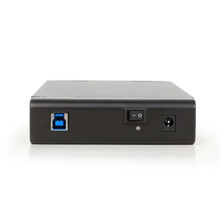 Gembird EE3-U3S-3 Caja para disco duro externo 3.5'' SATA USB 3.0, Aluminio Negro