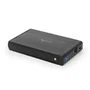 Gembird EE3-U3S-3 Caja para disco duro externo 3.5'' SATA USB 3.0, Aluminio Negro