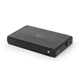 Gembird Caja Externa para HDD 3.5'' SATA USB 3.0 Aluminio Negro