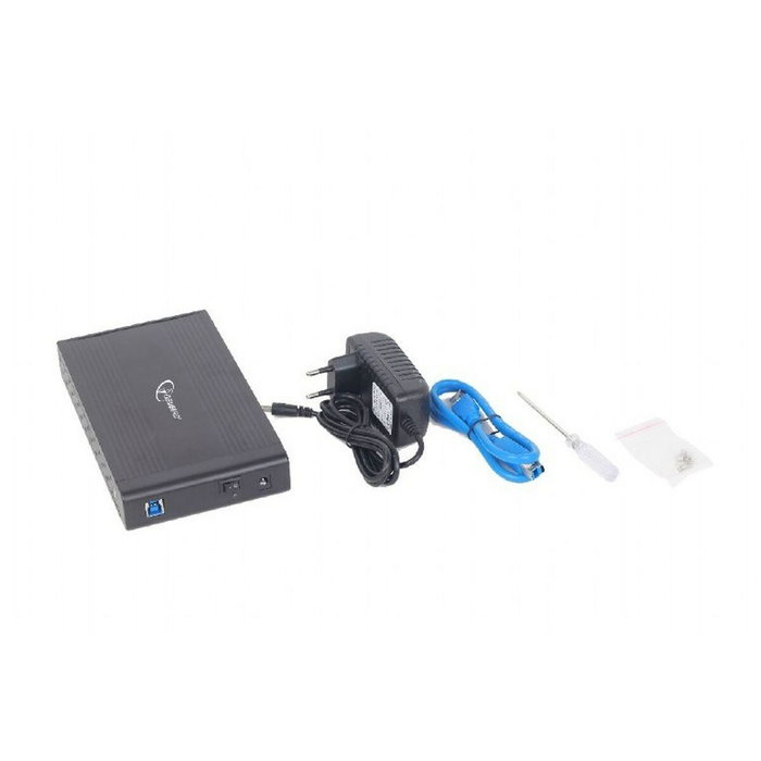 Gembird Caja Externa para HDD 3.5'' SATA USB 3.0 Aluminio Negro Gembird Caja Externa para HDD 3.5'' SATA USB 3.0 Aluminio Negro