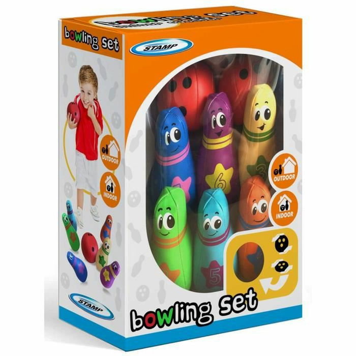 Stamp Paquete de Sellos Bolos con 6 Bolos y 2 Bolas Stamp Paquete de Sellos Bolos con 6 Bolos y 2 Bolas