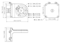 Dahua DH-PFB206W Soporte de Montaje Universal Blanco