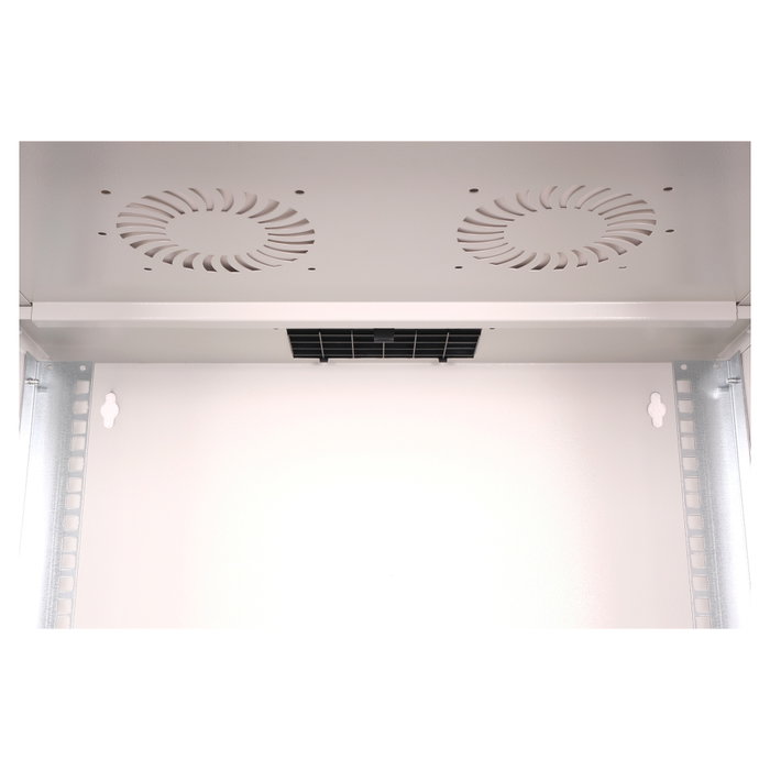 Digitus Armario Rack Mural SOHO PRO, 7U 19", Gris, 540x400x370 mm, Capacidad 60 kg, IP20, Bloqueo Teclado, Gestión Cables, Referencia SOHO PRO 7HE