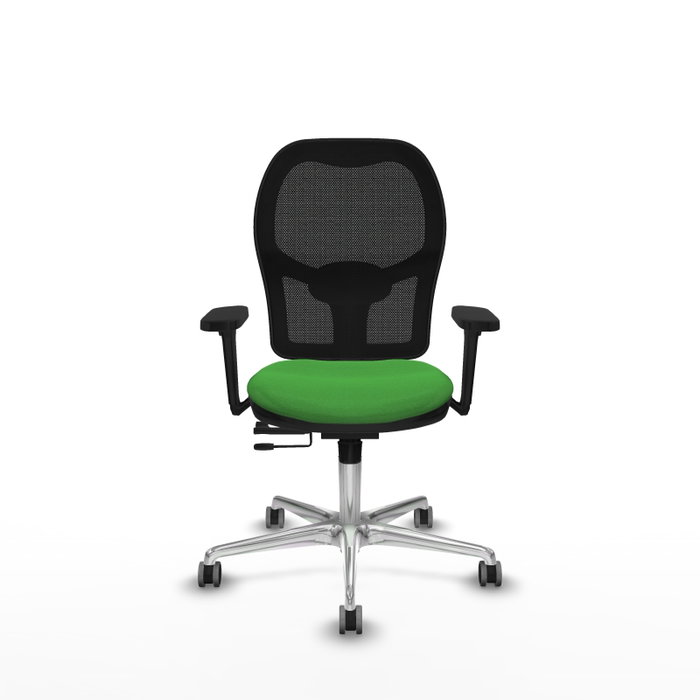 PIQUERAS Y CRESPO Silla de oficina Jorquera Verde y Negro con mecanismo Sincro/Traslack PIQUERAS Y CRESPO Silla de oficina Jorquera Verde y Negro con mecanismo Sincro/Traslack