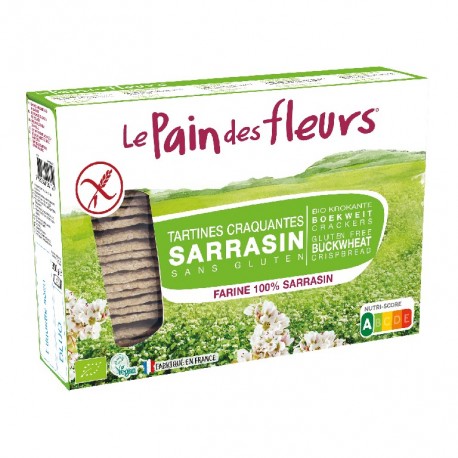 LE PAIN DES FLEURS Cracker Trigo Sarraceno Bio Sin Gluten