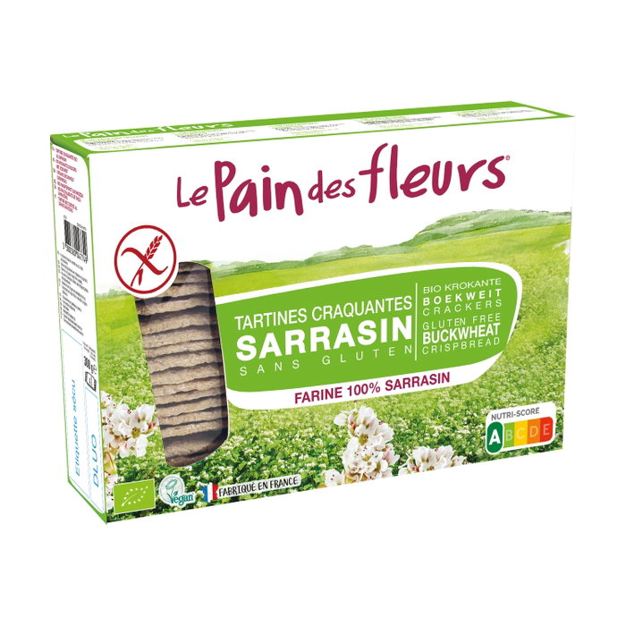 Le Pain des Fleurs Pan de Trigo Sarraceno Sin Gluten 300g Le Pain des Fleurs Pan de Trigo Sarraceno Sin Gluten 300g