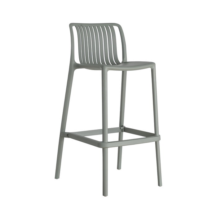Taburete Verde Polipropileno Exterior 52 X 55 X 100 cm (Set de 4)