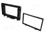 PER.PIC. Bastidor de montaje de radio para Suzuki 2 DIN, negro
