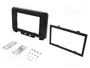 PER.PIC. Bastidor de montaje de radio para Suzuki 2 DIN, negro