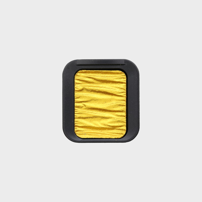 Finetec FINETEC® Premium pastilla de acuarela nacarada Oro Volcánico Finetec FINETEC® Premium pastilla de acuarela nacarada Oro Volcánico