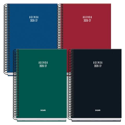 Dohe Agenda Escolar Basic Colour Vibes A5 Espiral Dp Cartón Forrado Colores Surtidos 2026-2027 Dohe Agenda Escolar Basic Colour Vibes A5 Espiral Dp Cartón Forrado Colores Surtidos 2026-2027