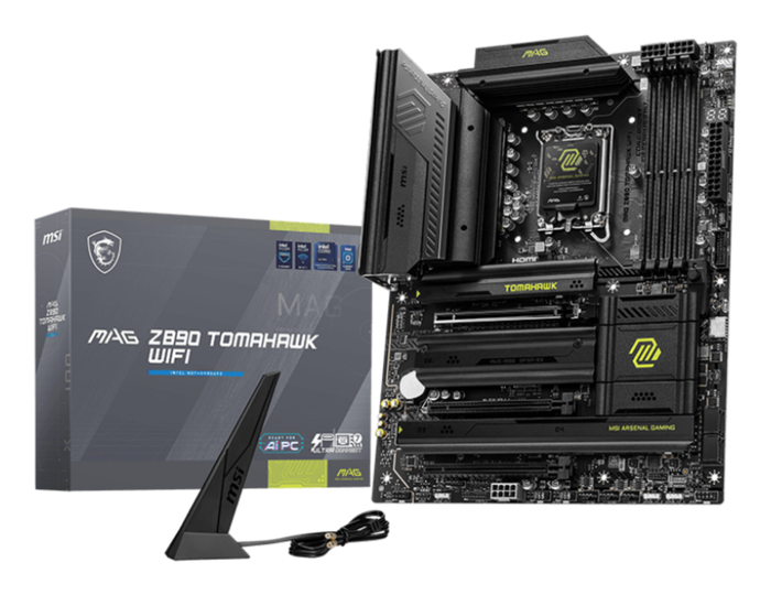 MSI MAG Z890 TOMAHAWK WiFi Placa Base ATX Intel Z890 con Socket LGA 1851 para Intel Core Ultra Series 2, DDR5, 5GbE, Wi-Fi 7, Bluetooth 5.4, Realtek ALC1220P 7.1