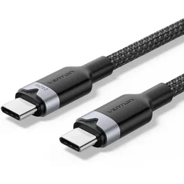 Vention Cable USB-C a USB-C 2.0 con Power Delivery 3.1, 240W, 5A, 2 Metros, Negro