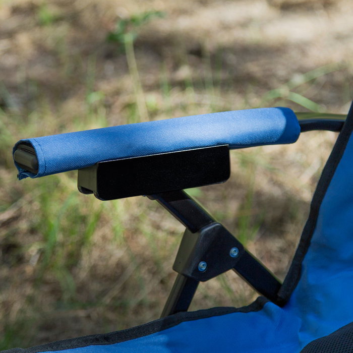 AKTIVE Silla de camping plegable con bolsa
