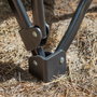 AKTIVE Silla de camping plegable con bolsa