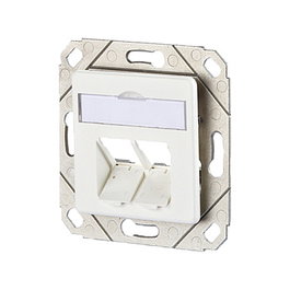 METZ CONNECT Anschlussdose UPk 2 Port Módulo de Conexión Blanco 1309151102-E