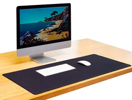 Q-connect Alfombrilla para ratón XXL Negra 900x400 mm