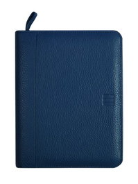 Agenda Anual Finocam Open Piel Cremallera Andrea 500 117X181 S/V Azul