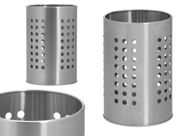 Kinvara Porta Utensilios Acero Plata Kinvara Porta Utensilios Acero Plata