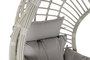DKD Home Decor Sillón Colgante Terraza Y Jardín Gris 70 x 110 x 90 cm