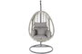 DKD Home Decor Sillón Colgante Terraza Y Jardín Gris 70 x 110 x 90 cm
