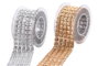 DKD Home Decor Decoración PVC 150x4x0,1 cm Plateado