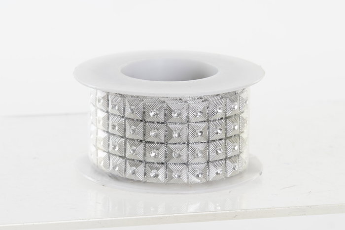 DKD Home Decor Decoracion Navidad Moderna Plateado 4 x 0.1 x 150 cm