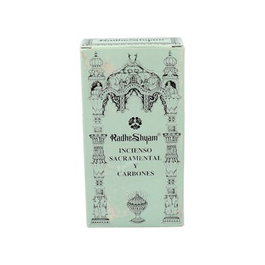 RADHE SHYAM Incienso Sacramental y Carbones 100gr