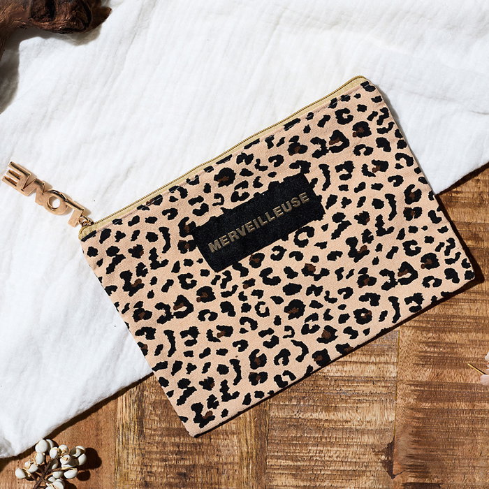 The Concept Factory Neceser Leopardo 20x14 cm